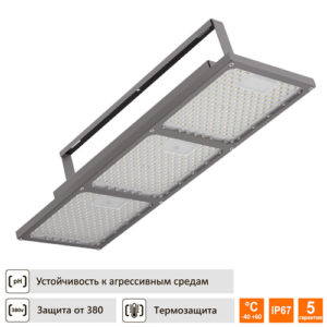 Светильник для агрессивных сред Техсветпром ТСП-ДСП03-LUX 160Вт Д120 IP67 скоба