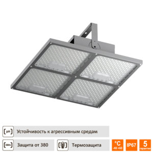 Светильник для агрессивных сред Техсветпром ТСП-ДСП04-LUX 170Вт Д120 IP67 скоба